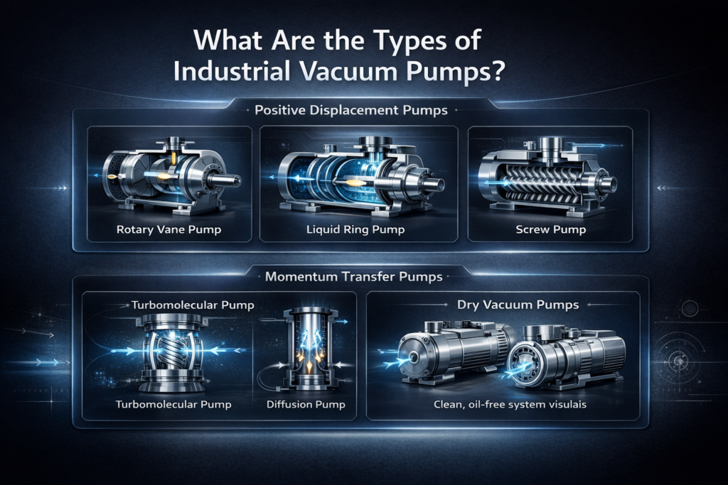 Types of Industrial Vacuum Pumps