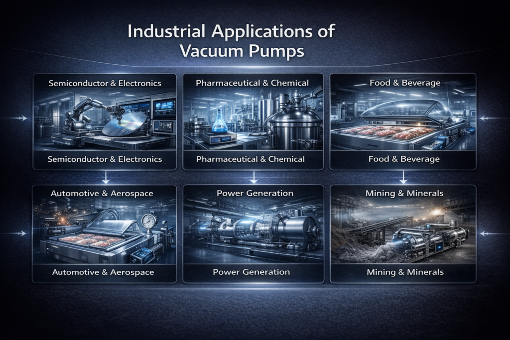 Industrial Applications of Vacuum Pumps