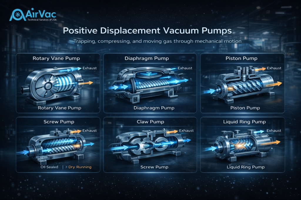 Positive Displacement Vacuum Pumps